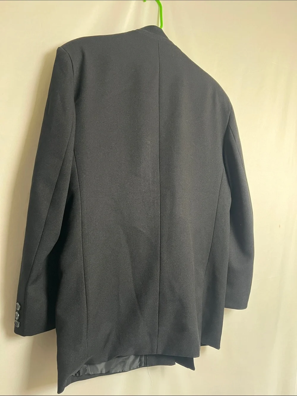 Men's Black Single-Breasted Classic Blazer
